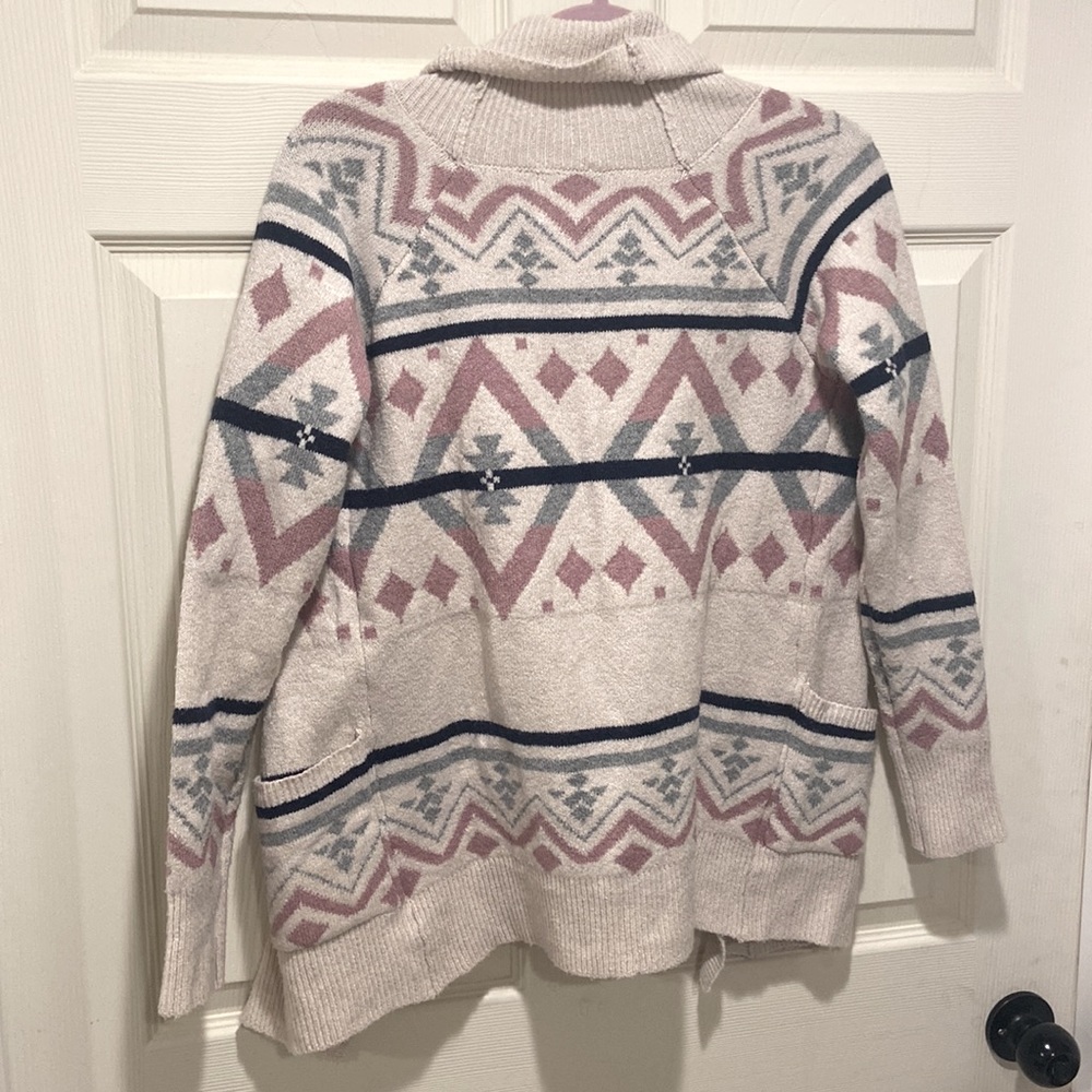 Cardigan with pattern - Picture 2 of 2